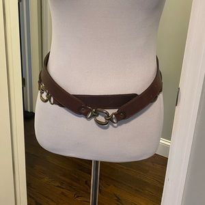 Accessories by Pearl Vintage Brown Leather Belt